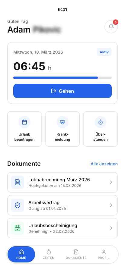 Mitarbeiter-App
